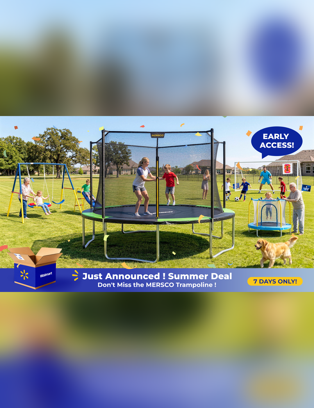 MERSCO Trampoline Joins Walmart Summer Deals, June 22–28