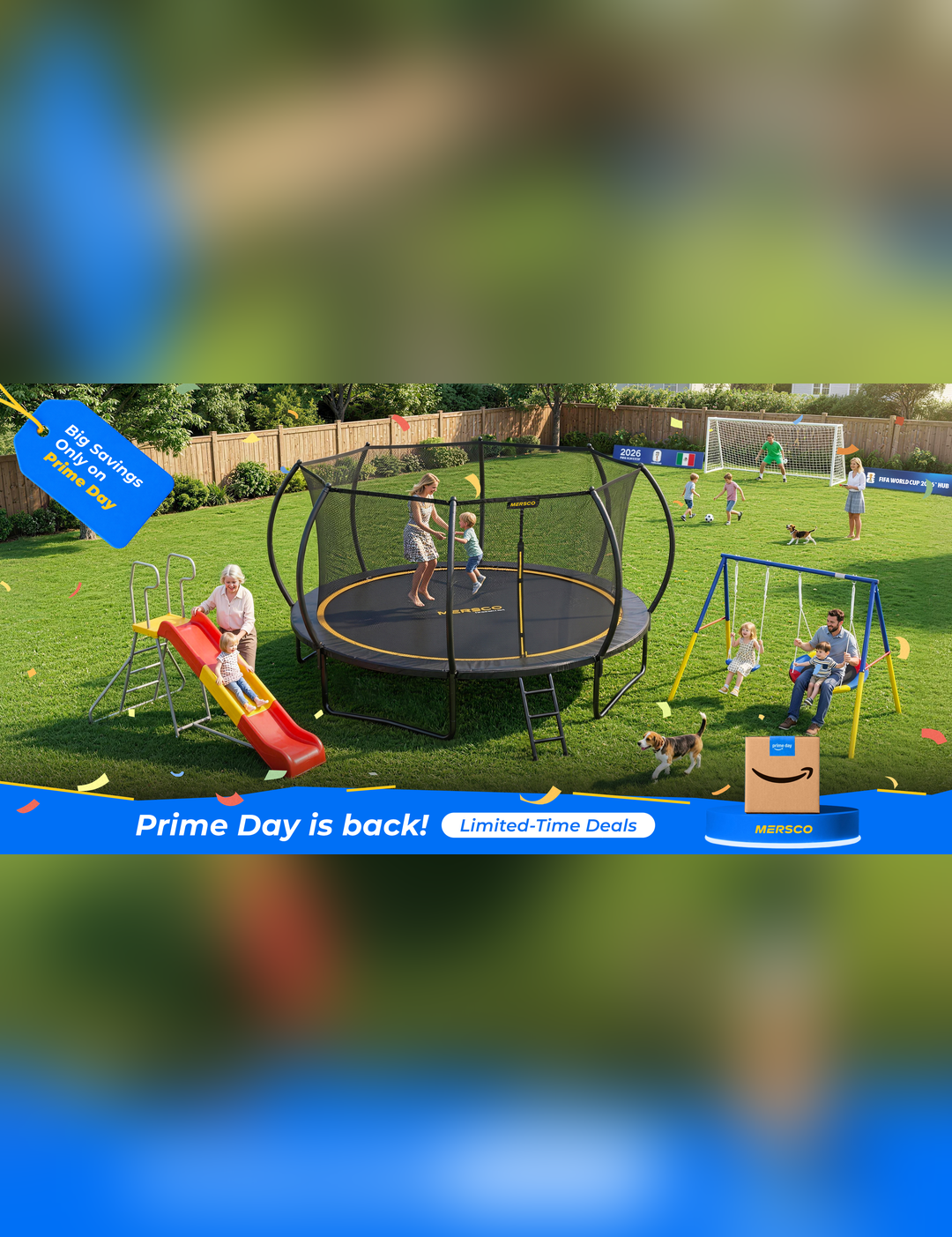MERSCO Joins Amazon Prime Day, June 23–26, as Backyard Trampolines Gain Summer Momentum
