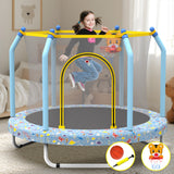 55inch Toddler Mini Trampoline Blue Printed