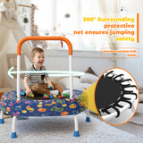 28inch Mini Toddler Trampoline Blue Printed