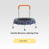 28inch Mini Toddler Trampoline Blue Printed
